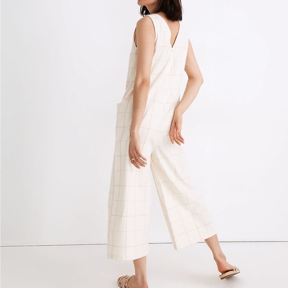 Madewell x LAUDE the Label Pocket Jumpsuit in Windowpane | Small - Picture 3 of 5